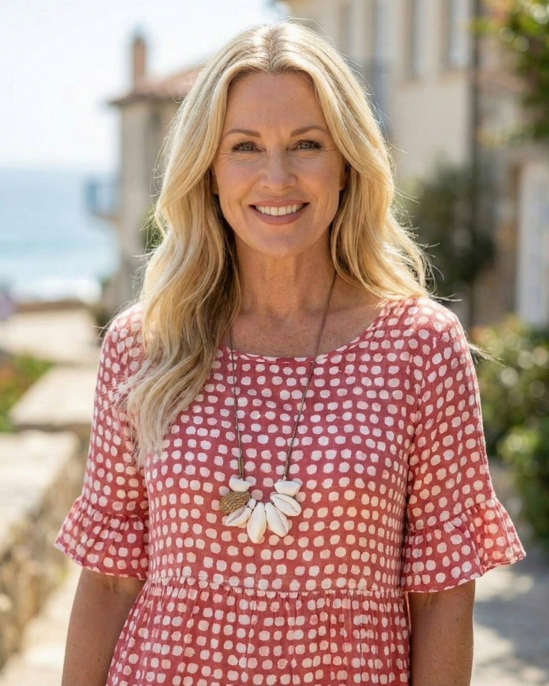 Polka Dot Midi Dress