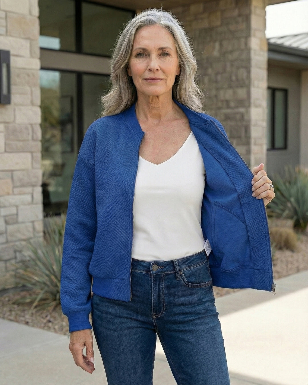 Knit Zip Jacket