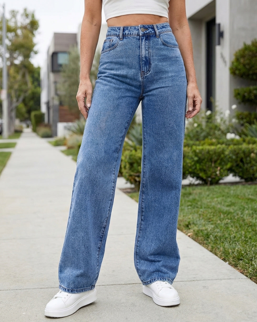 Heritage Wide-Leg Jeans