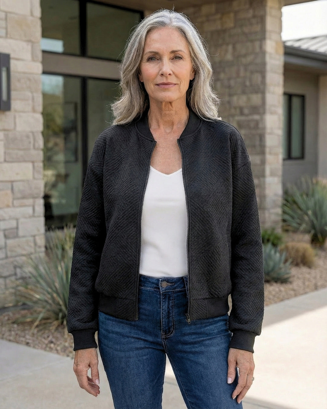 Knit Zip Jacket