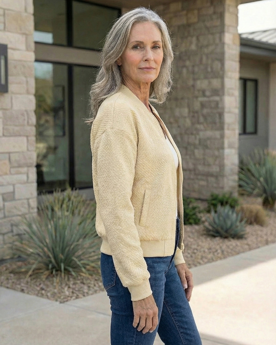 Knit Zip Jacket