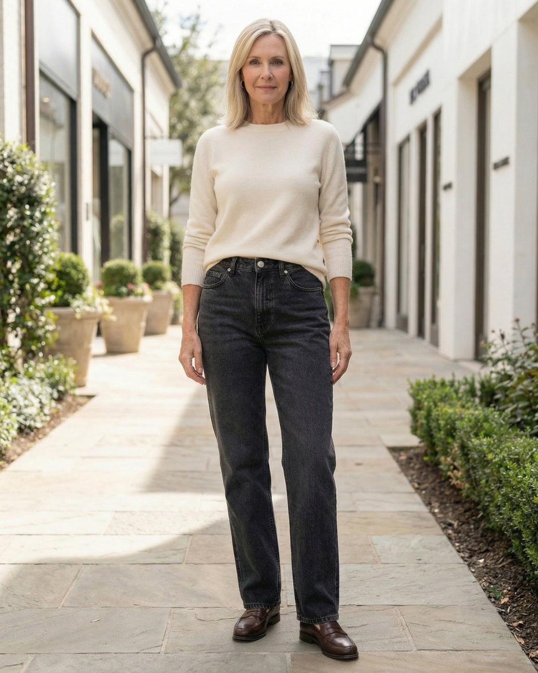Heritage Wide-Leg Jeans
