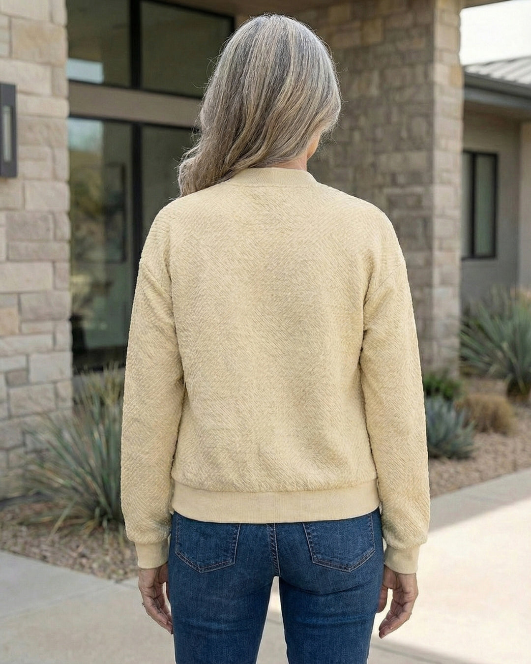 Knit Zip Jacket