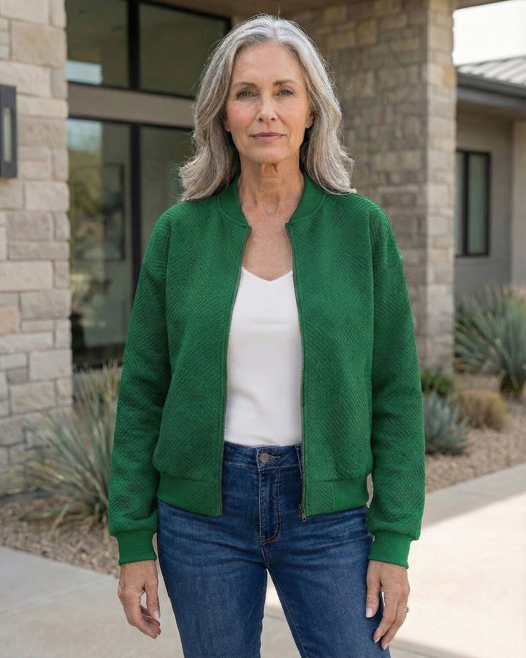 Knit Zip Jacket