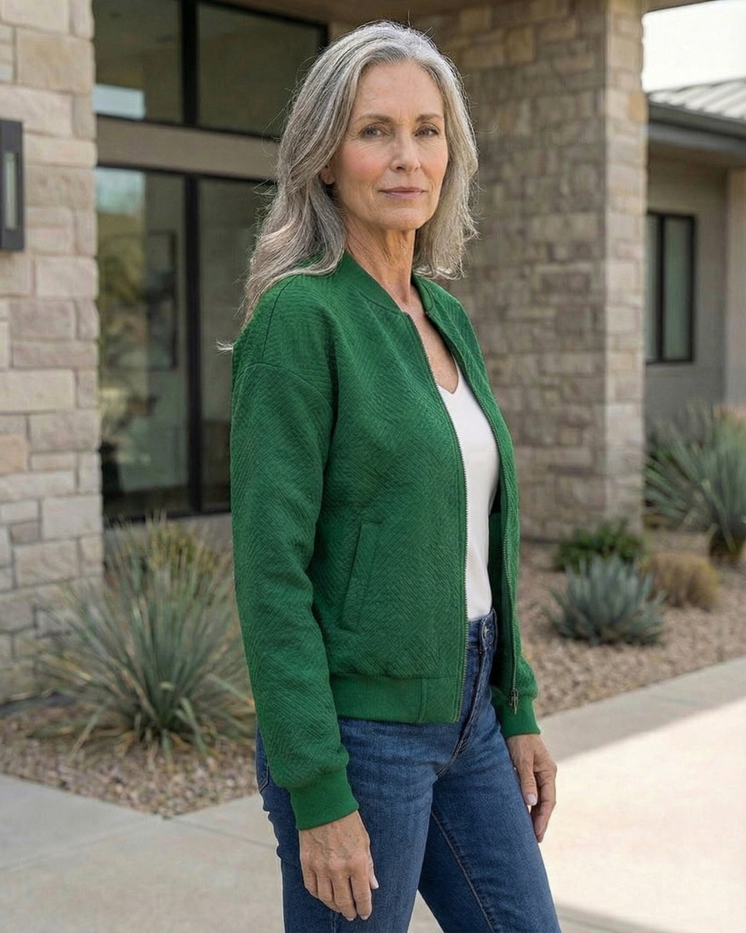 Knit Zip Jacket