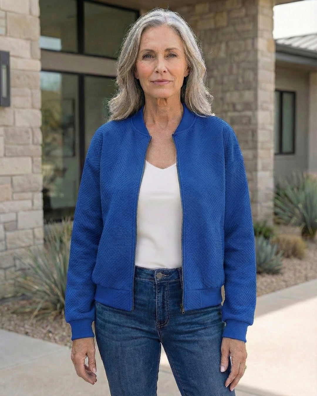 Knit Zip Jacket