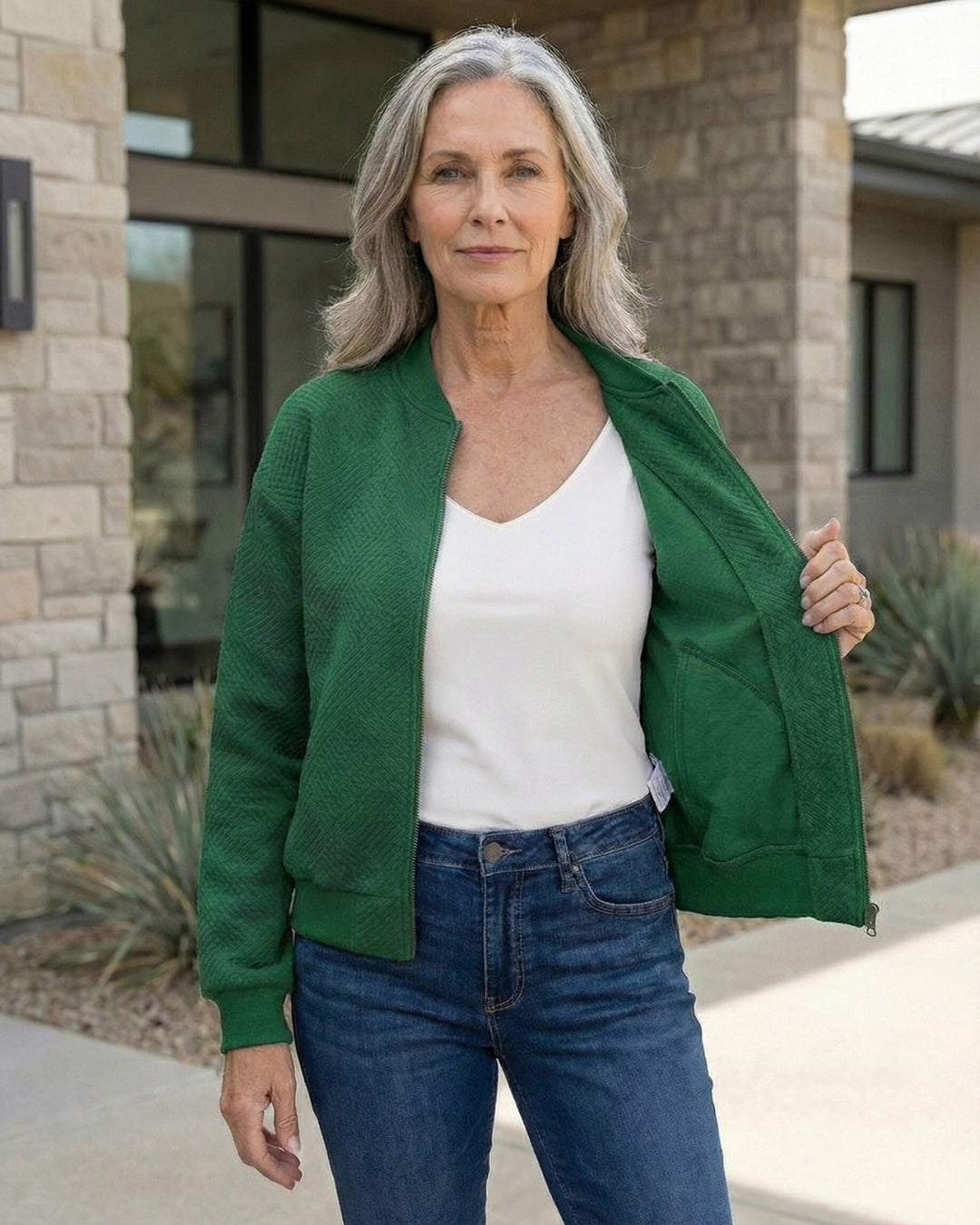 Knit Zip Jacket