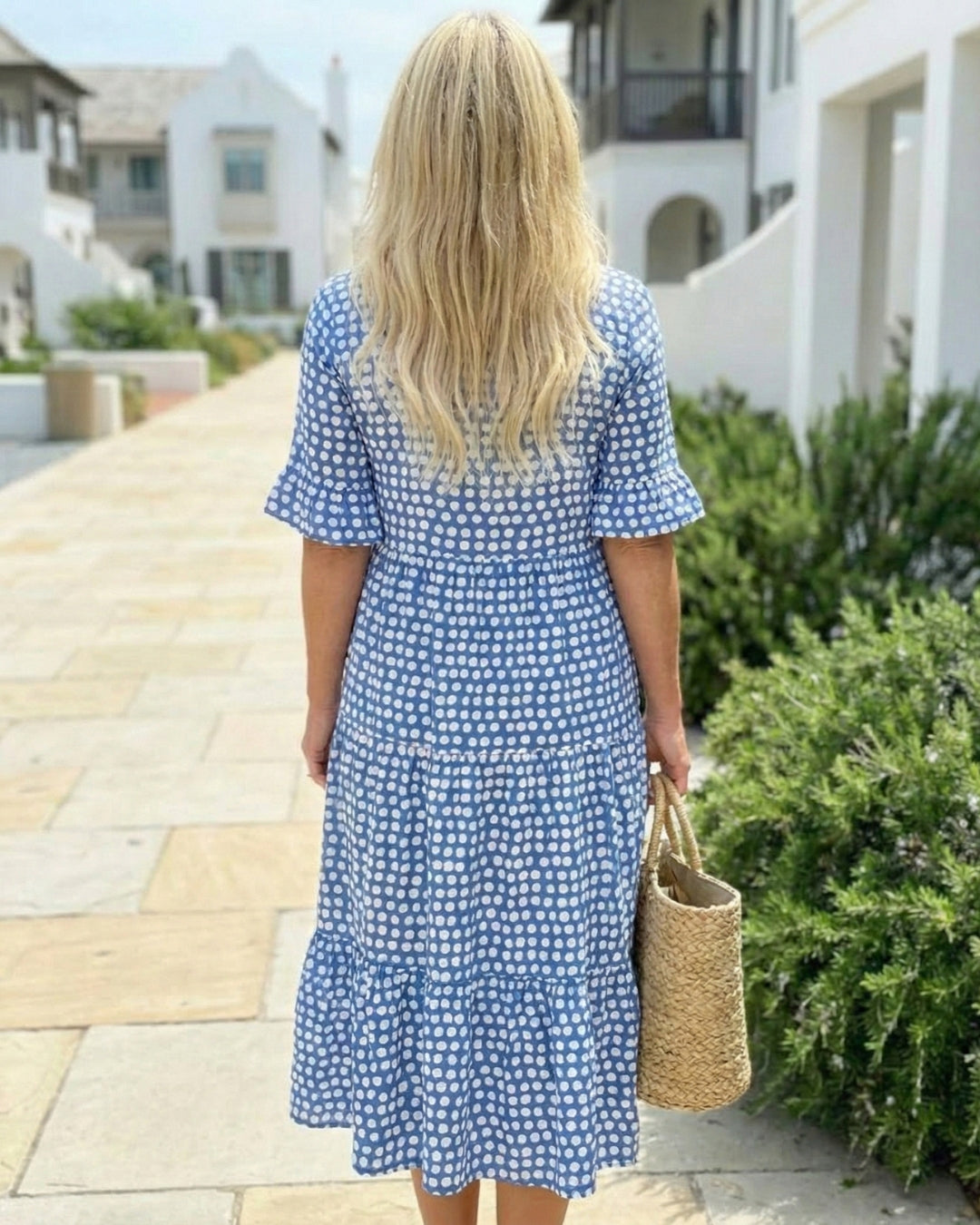 Polka Dot Midi Dress