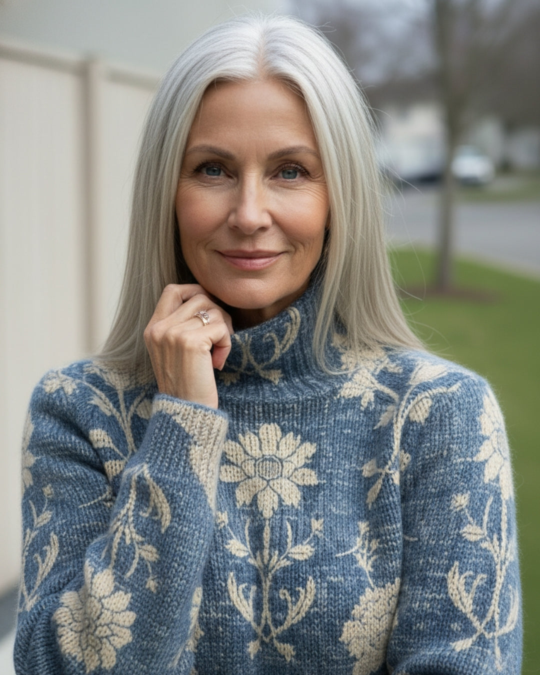 Nordic Knit Turtleneck Sweater