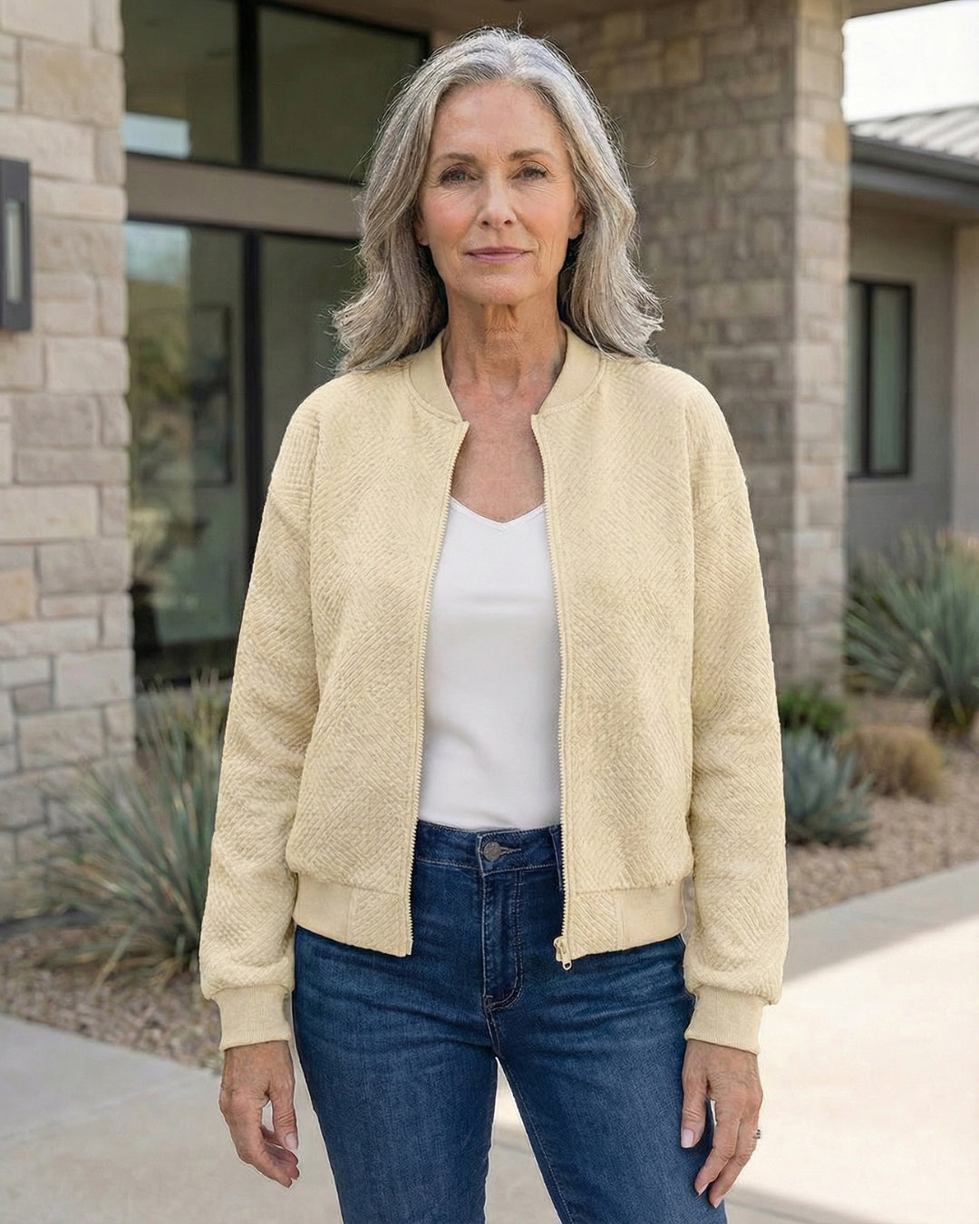Knit Zip Jacket